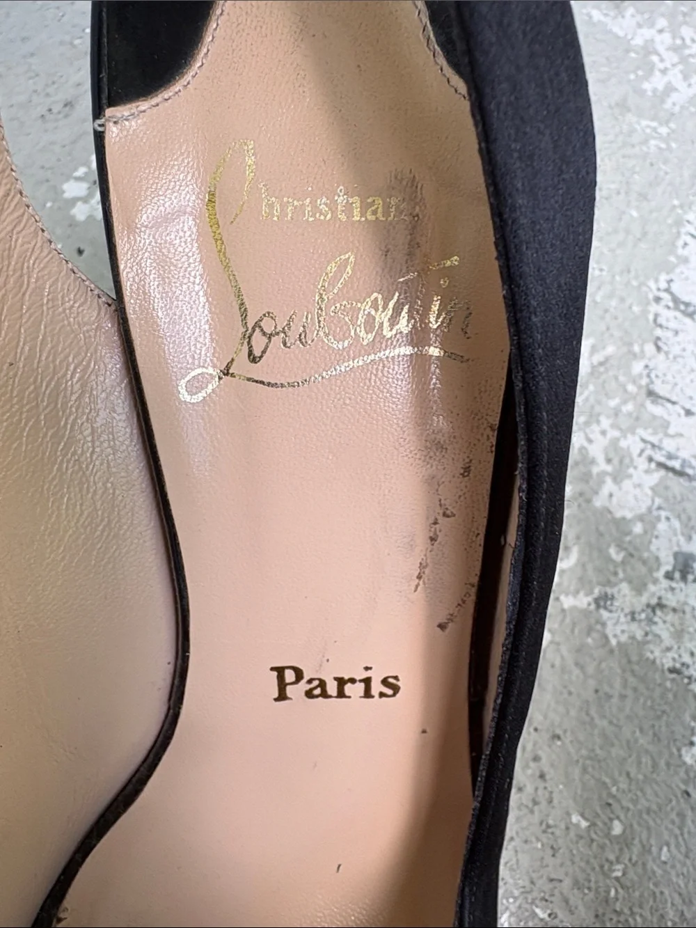 Christian Louboutin Very Croise sling back heels